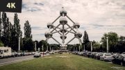 belgium brussels atonium museum atom building hyperlapse img 4K